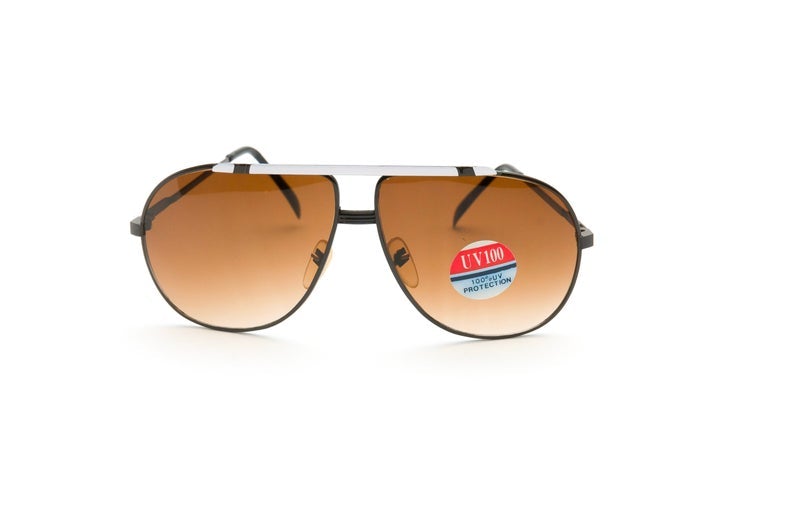 Vintage Aviator Sunglasses | 80s Retro Aviator Glasses Online | Brillies |  Brillies