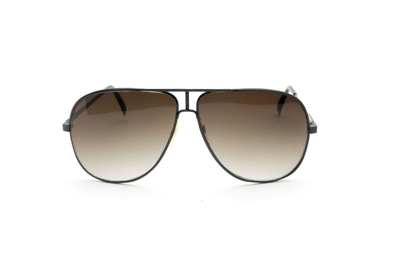 "Jenny" 1980's Square Aviator Sunglasses - Brillies