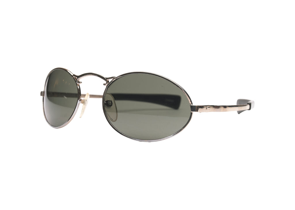 "Kip" 2000's Oval Round Sunglasses - Brillies